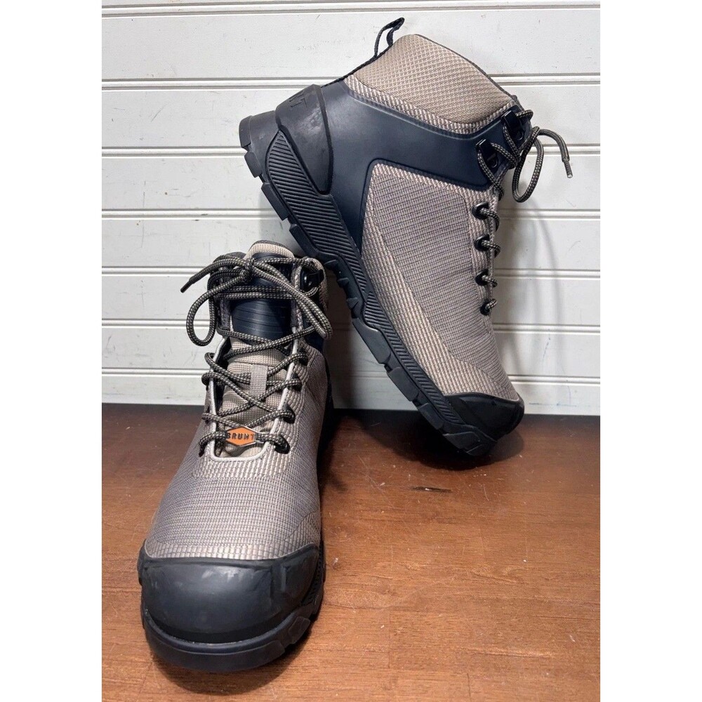 Brunt The RYNG Work Boots Comp Toe Waterproof Mens US 10 Black (ASTM F2413-18)